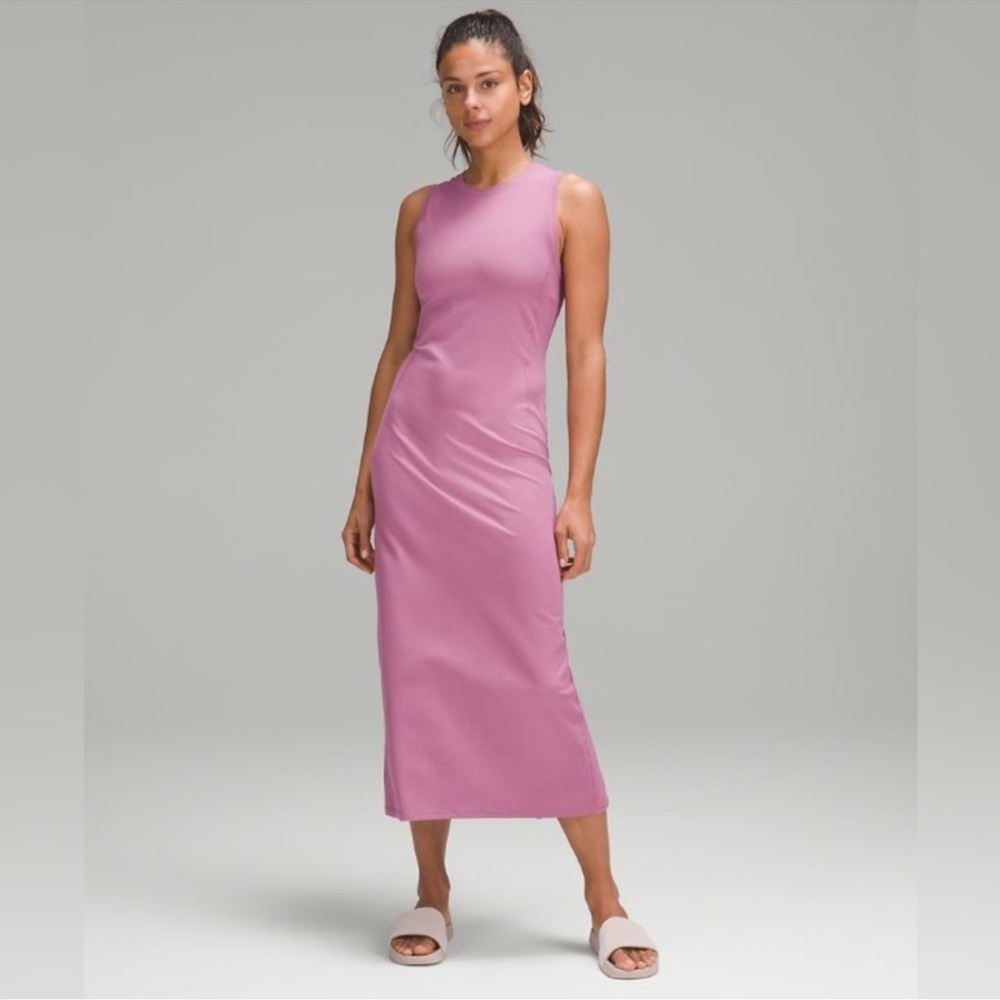 Lululemon All Aligned Ribbed Midi Dress